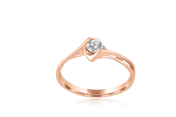 Rose gold engagement deals rings nz