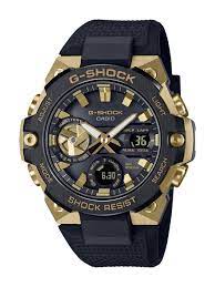CASIO G-SHOCK WATCH STEEL DUO CONNECTED SOLAR, W/TIME S/WATCH 200M WR RESIN BAND