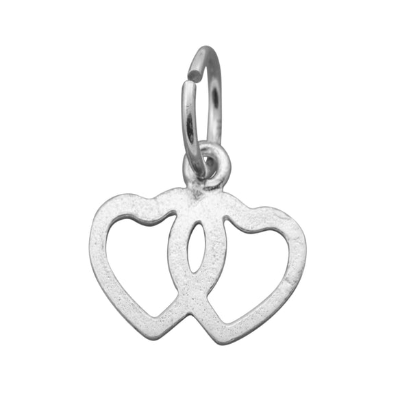 Traditional Silver Charm Linked_Hearts