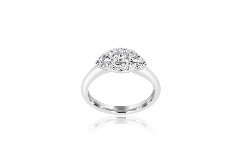 18k White Gold Limited Edition Diamond Ring
