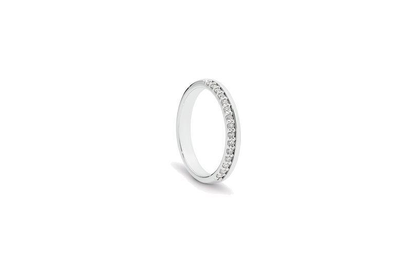 9ct White Gold Diamond Ring / Anniversary Ring