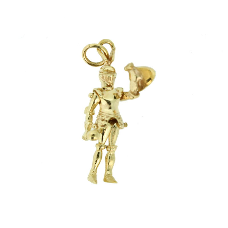 9ct Knight in Armour Charm