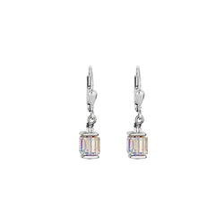 Coeur De Lion Earrings St/St with Crystal Colour Swarovski Crystals & St/Stl Fitting