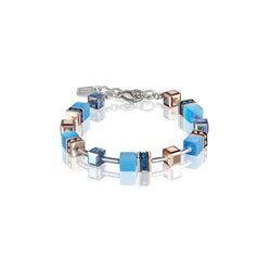 Coeur De Lion CL 4016/30-0700  Blue Geo-Cube Bracelet