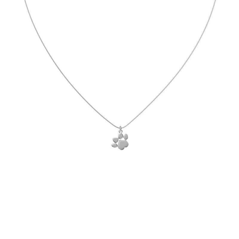 STG Paw Print 'Best Friends' Necklace with adjustable chain