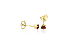 9k Yellow Gold Hinged Hoop Emerald & Diamond Earrings