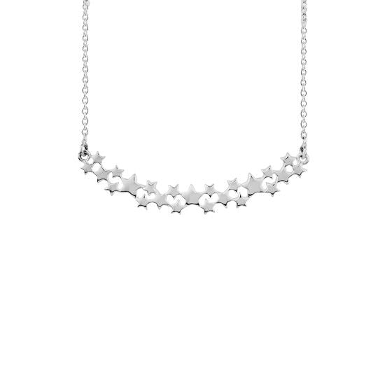 Evolve Necklaces SHINNING STARS NECKLACE (GUIDANCE)- SILVER 3N40020
