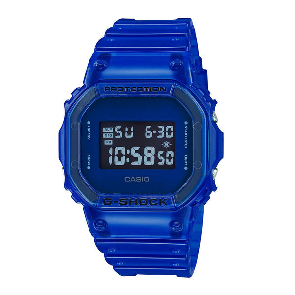 Casio Men's G-Shock Digital Sport Watch See-through Blue