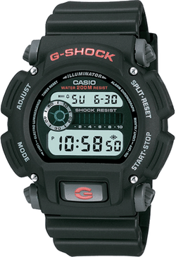 Casio Mens 200M G-Shock Watch (Black)