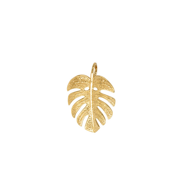 9k Yellow Gold Leaf Pendant