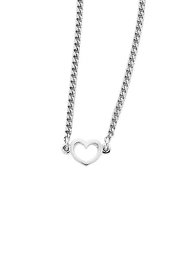 Karen Walker Stg Mini Heart Necklace