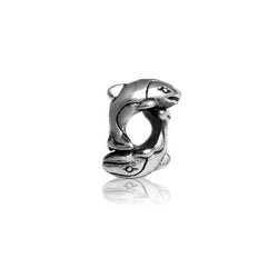Evolve Charms Silver Hector Dolphins LK070