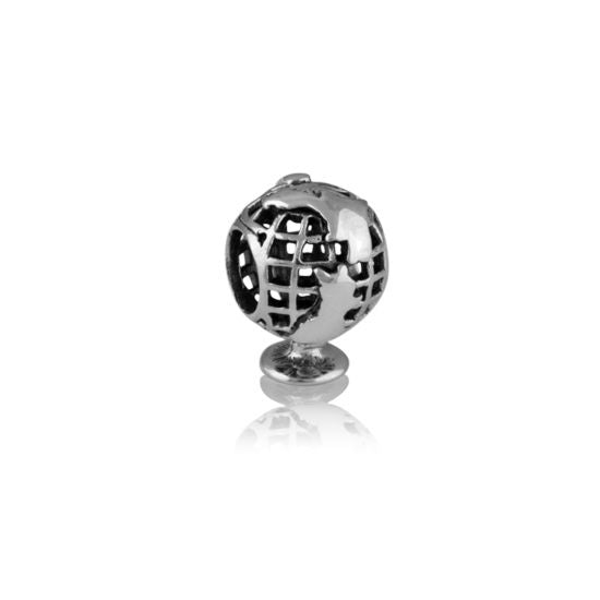 Evolve Charms Silver Globe LK135