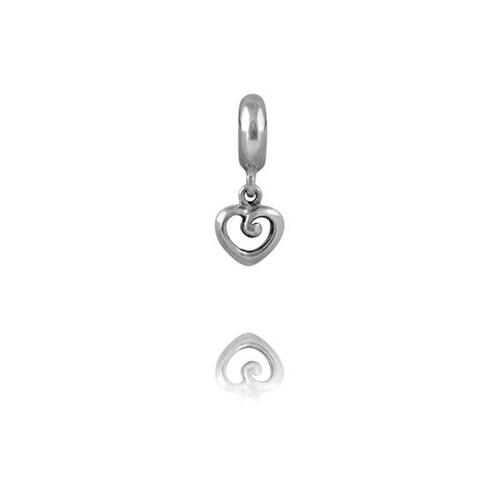 Evolve Charms DANGLES SILVER Heart of NZ Dangle Charm