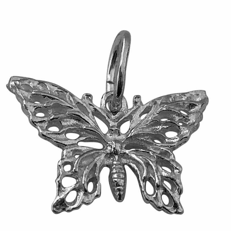 Traditional Silver Charm Filigree Butterfly