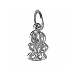 Traditional Silver Charm Tiny_Tiki