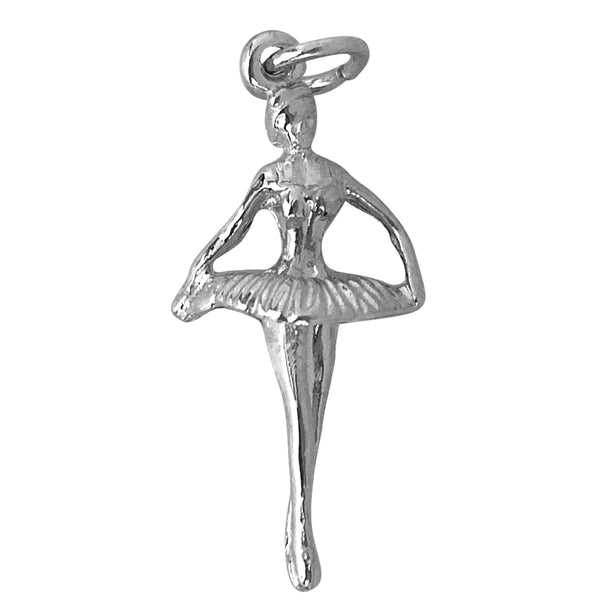 Traditional Silver Charm Ballerina