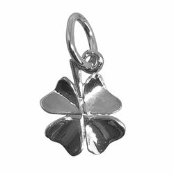 Traditional Silver Charm Four_Leaf_Clover