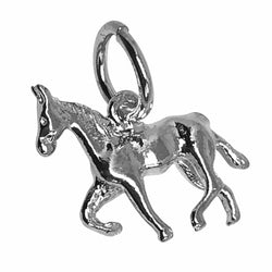 Traditional Silver Charm Horse