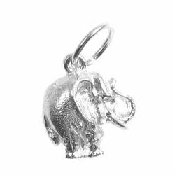 Traditional Silver Charm Elephant_Tiny_Solid