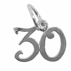 Traditional Silver Charm Number 30