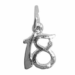 Traditional Silver Charm Number18