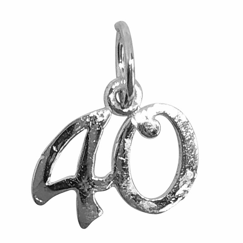 Traditional Silver Charm Number 40