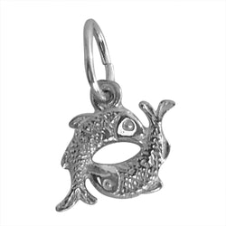 Traditional Silver Charm Zodiac_Pisces