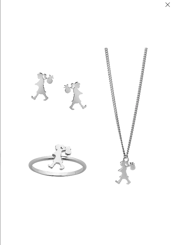 Karen Walker STG SILVER Mini Runaway Girl Gift Set Everson Jewellers