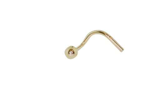 9K YELLOW GOLD NOSE STUD