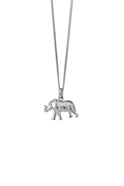 Karen Walker stg silver ELEPHANT NECKLACE
